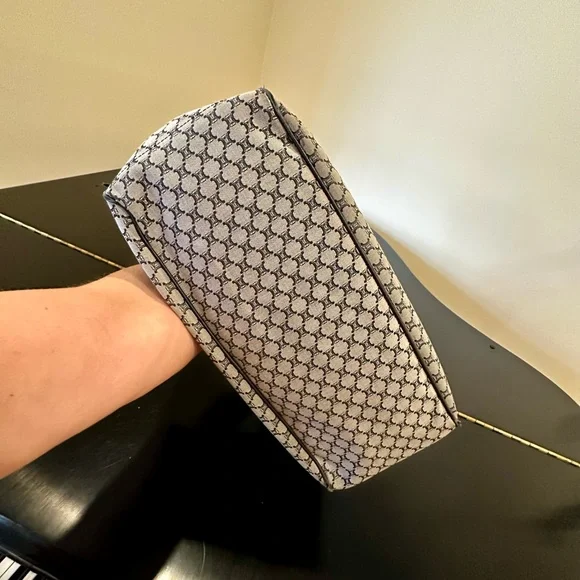 CELINE 80’S VINTAGE RETRO ICONIC COUTURE LUXURY AUTHENTIC RUNWAY MACADAM BAG - Picture 14 of 17